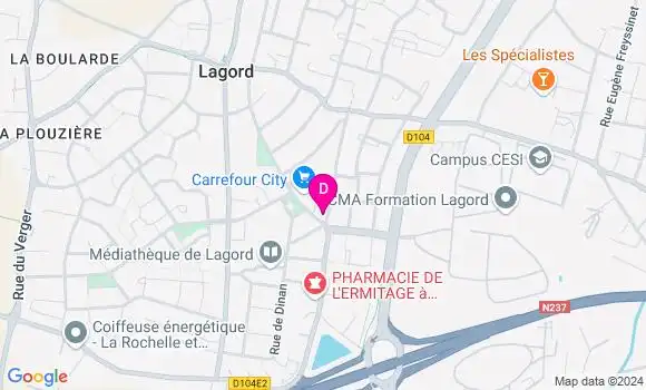 Localisation Caroline Prunier