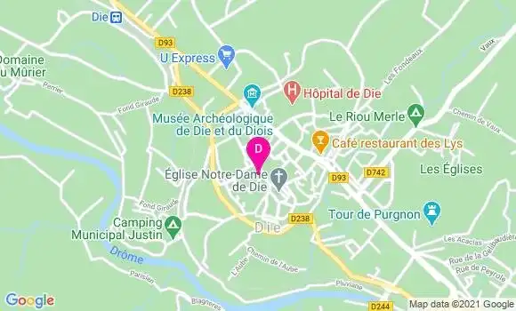 Localisation Amandine Lassalle