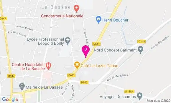 Localisation Sidonie Deschodt