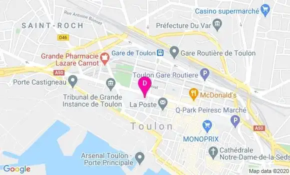 Localisation Anne Bonadei