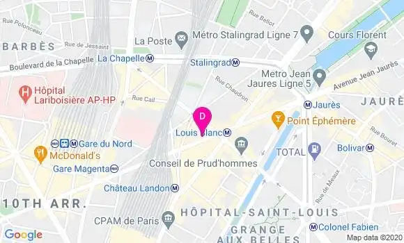 Localisation Sarah Slama