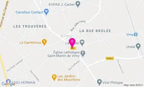Localisation Carole Lallain