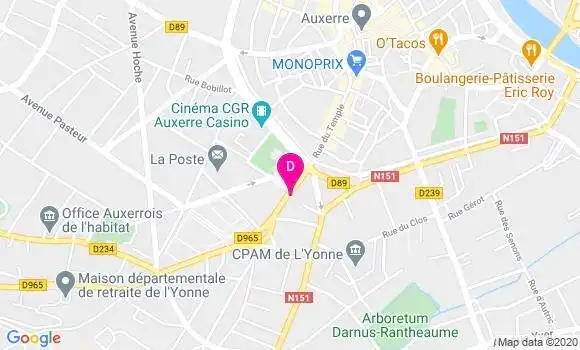 Localisation Alain Maurel