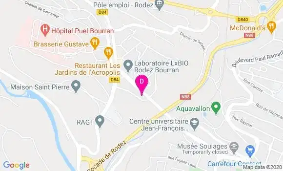 Localisation Marjorie Caule