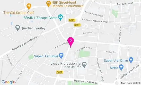 Localisation Julie Beranger