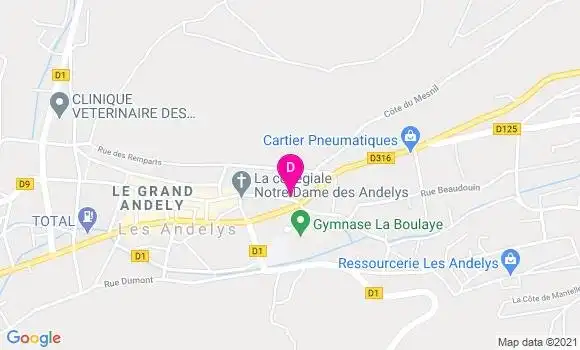 Localisation Pascale Pousse Faucheux