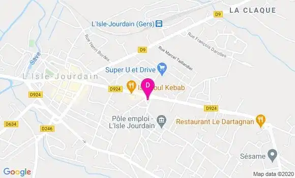 Localisation Sandra Duprat