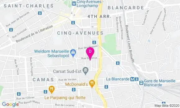 Localisation Edwige Toca