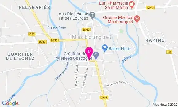 Localisation Jean Louis Delage