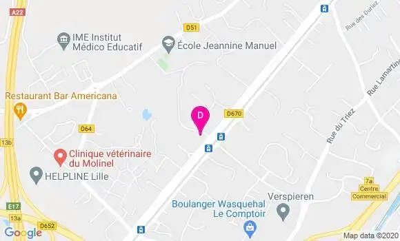 Localisation Charles Edouard Honore