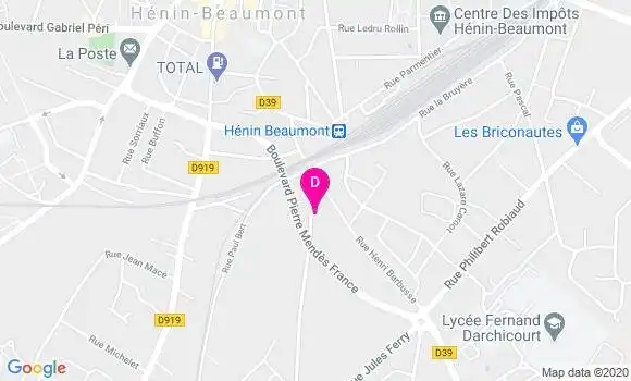 Localisation Fabrice Henriot