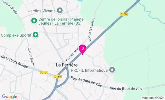 Localisation Pierre Joseph Magnaudeix