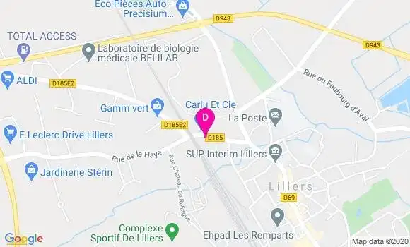 Localisation Antoine Dewaghe