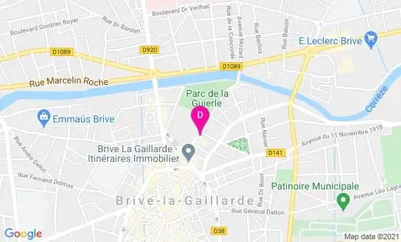 Localisation Julien Doussaud