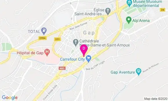 Localisation Gaelle Goutallier