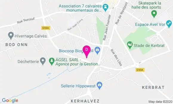 Localisation Yves Perrot