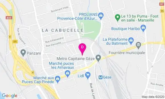 Localisation Lynda Nouar