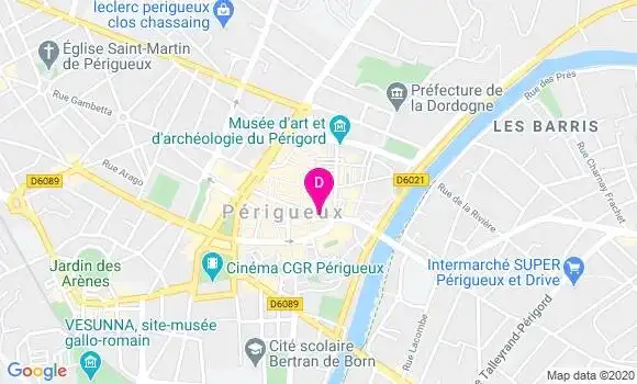 Localisation Bettina Graux