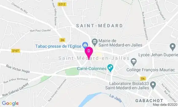 Localisation Justine Delecroix