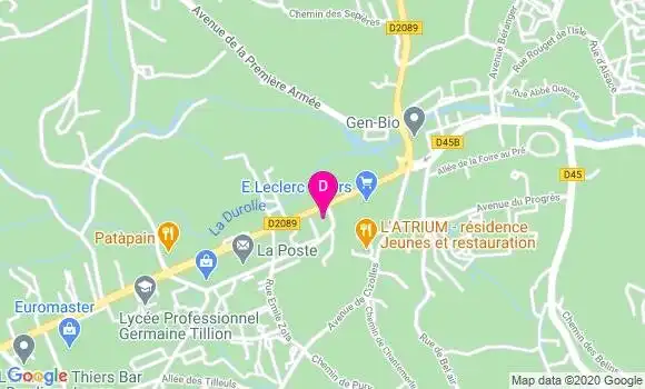 Localisation Melanie Dumas