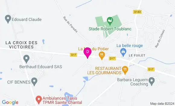 Localisation Guillaume Tanguy