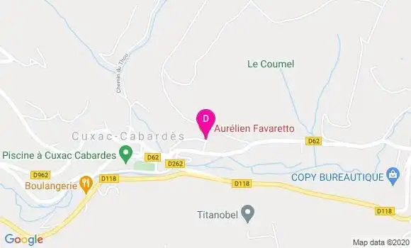 Localisation Aurelien Favaretto