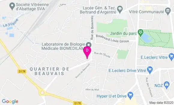Localisation Christian Legac
