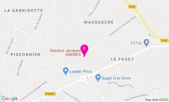 Localisation Laurence Deserces
