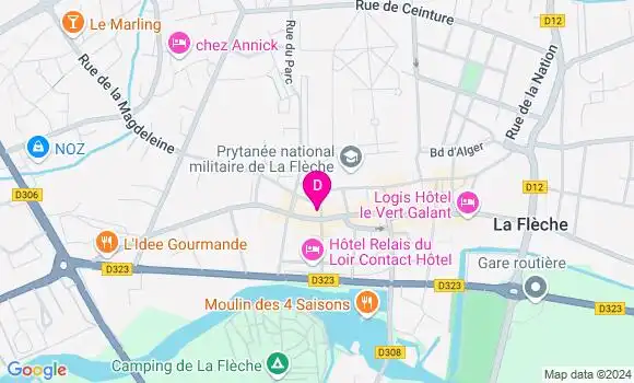 Localisation Thomas Fourrier