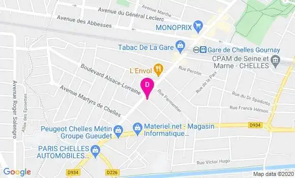 Localisation Nicolas Oreal