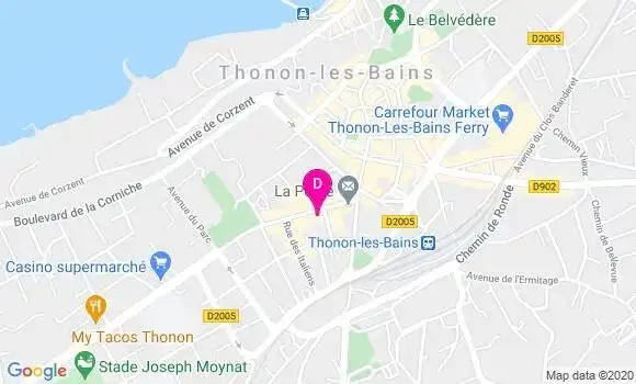 Localisation Emmanuel Bideau