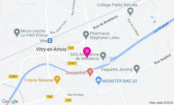 Localisation Rudy Mercier