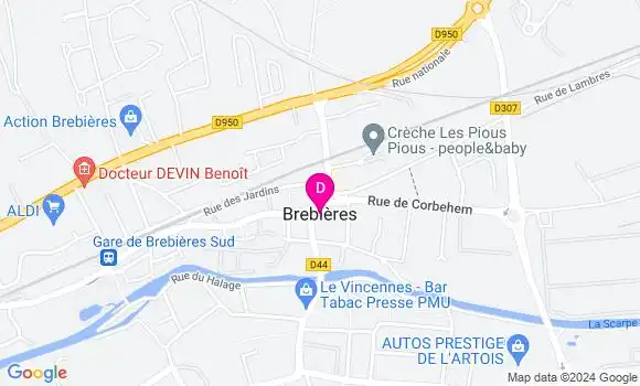 Localisation Brice Eveno