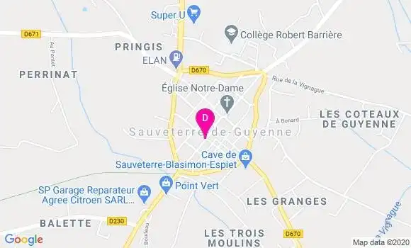 Localisation Quentin Froin
