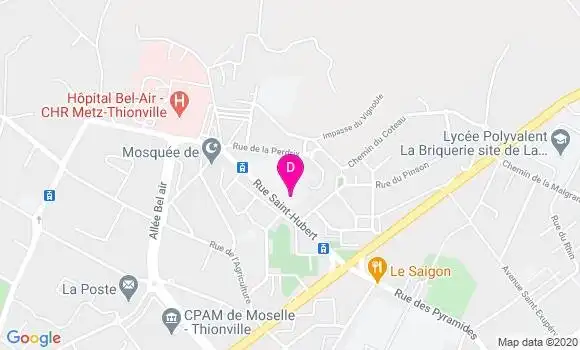 Localisation Henri Valentin