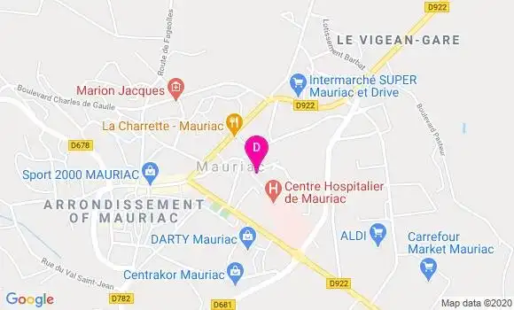 Localisation Veronique Flouret Brugeat