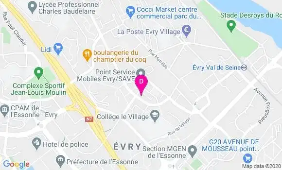 Localisation Benjamin Chemla