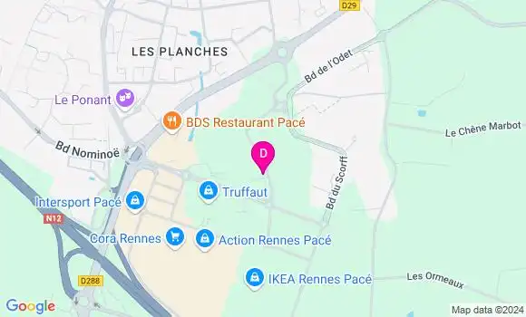 Localisation Adeline Huet