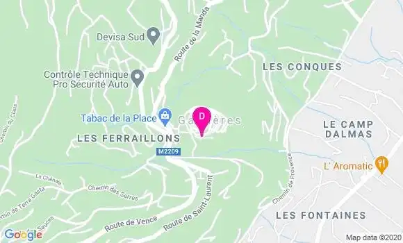 Localisation Nicole Juttner