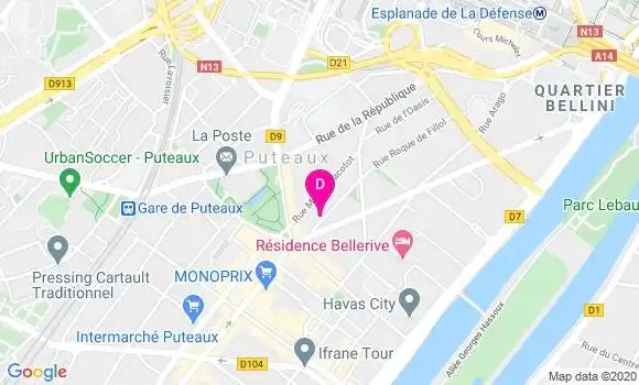 Localisation Audrey Benhamou Giuly