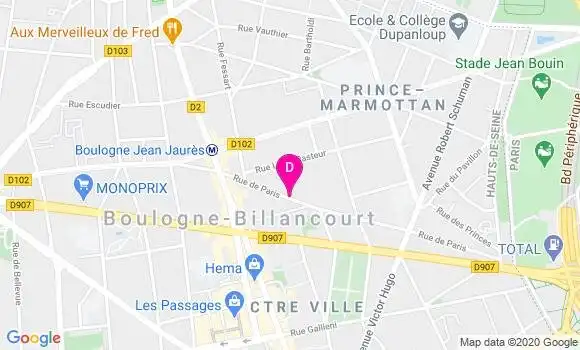Localisation Aurelie Majourau Bouriez
