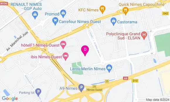 Localisation Evelyne Roustan