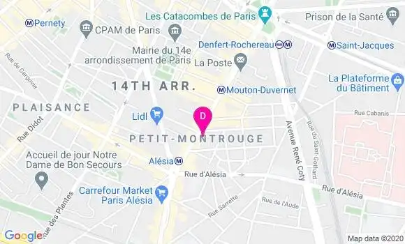 Localisation Myriam Derman