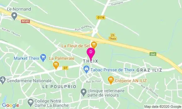 Localisation Thomas Dufour