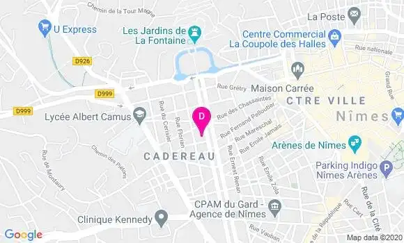 Localisation Renaud Bernat