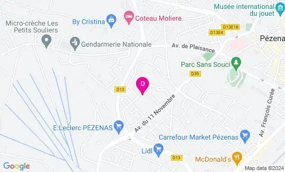 Localisation Emma Rouge