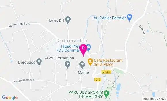 Localisation Pierre Yves Pahaut