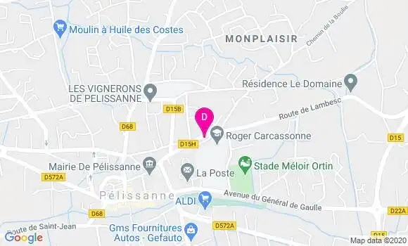Localisation Yannick Luiggi
