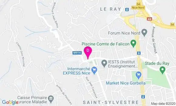 Localisation Nicolas Casagrande