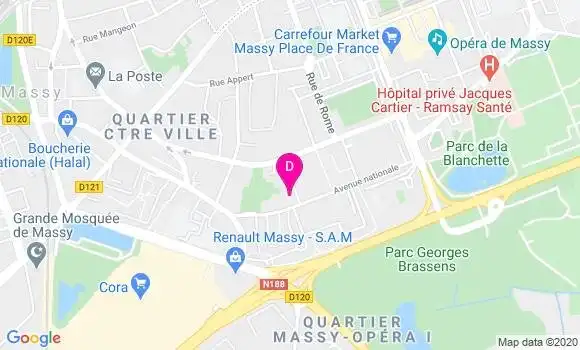Localisation Marion Carme